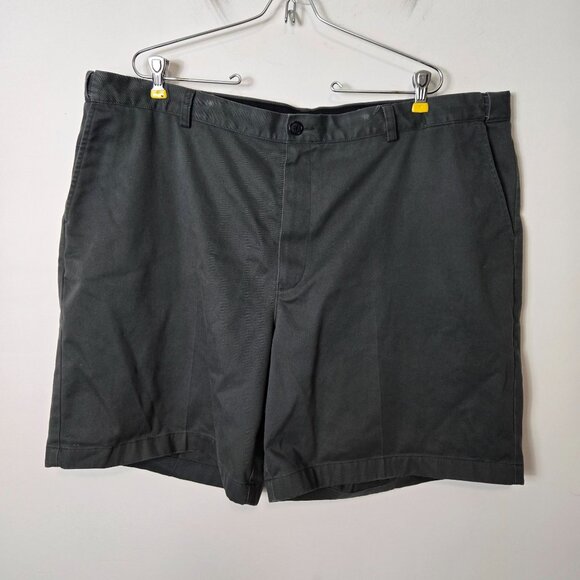 L.L. Bean Men's Size 44 Wrinkle-Free Double L Chino Shorts Comfort Waist 8" Gray - Picture 1 of 9